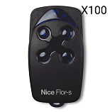 картинка Комплект Nice FLO4R-SKIT100 / 100 пультов магазин Ворота с кнопкой