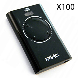 картинка Комплект пультов FAAC XT4 868 SLH LR, 100 шт., черный магазин Ворота с кнопкой