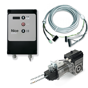 Комплект осевого привода Nice SD7024400KEKIT1, для промышленных ворот, в комплекте с блоком управления_s_
