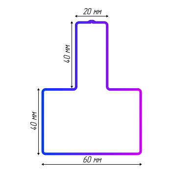 Откатные ворота VSK для проема 4000x2000 мм (+/- 200 мм), балка 3 мм, Т-профиль 1,5 мм, треугольник_s_