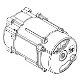 Картинка Двигатель FAAC 7700055, для гидростанции / Интернет-магазин "Ворота с кнопкой"