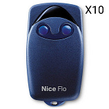 картинка Комплект Nice FLO2KIT10 / 10 пультов магазин Ворота с кнопкой