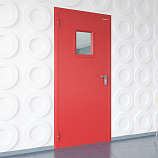 картинка Дверь DoorHan DPO60 EI60, противопожарная, 1-створчатая, остекленная магазин Ворота с кнопкой являющийся официальным дистрибьютором в России 