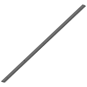 Зубчатая рейка Ролтэк 31x6 мм, 1 м, с крепежом_s_