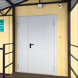 картинка Дверь DoorHan DTG, техническая, 2-створчатая, глухая магазин Ворота с кнопкой являющийся официальным дистрибьютором в России 