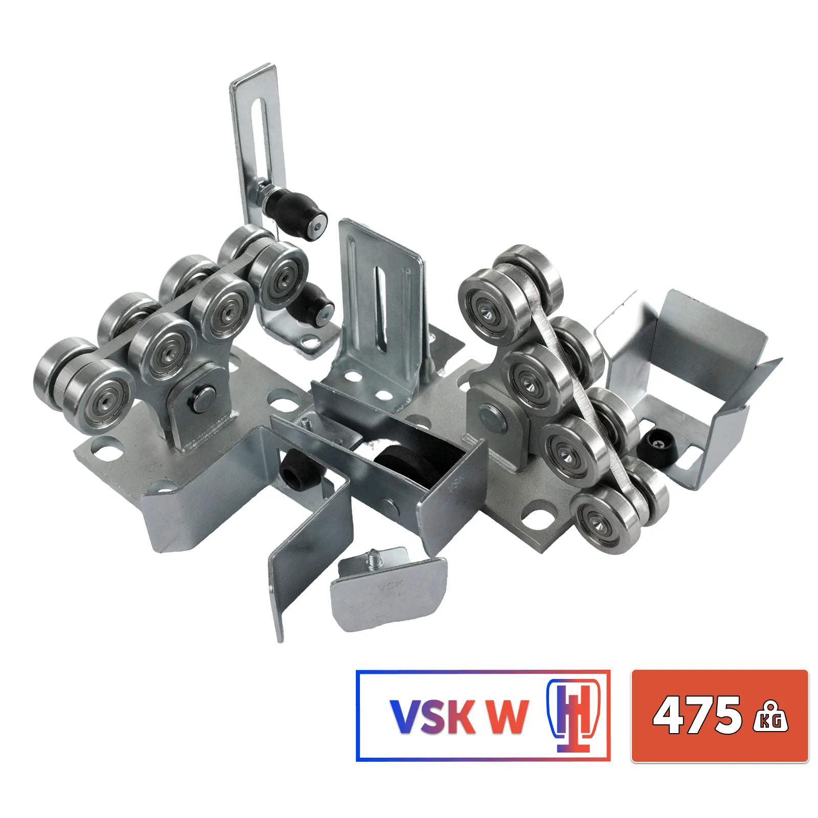 Комплект для сварки каркаса откатных ворот из Т-профиля 2мм + VSK-W6 [Ж-конструкция,6м]