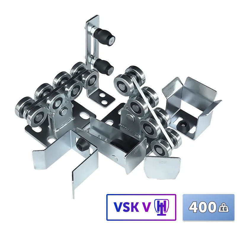 Комплект для сварки каркаса откатных ворот из Т-профиля 2мм + VSK-V [ворота треугольник,5м]