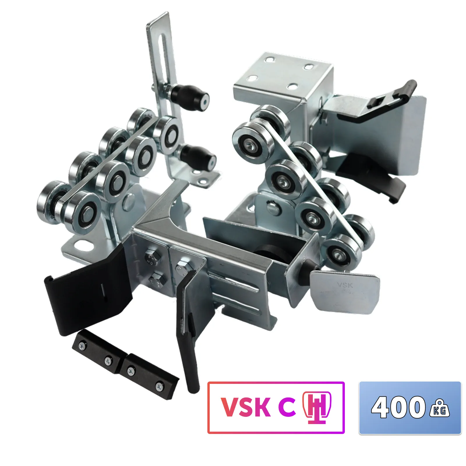 Комплект для сварки каркаса откатных ворот из Т-профиля 2мм + VSK-C [Ж-конструкция,7м]